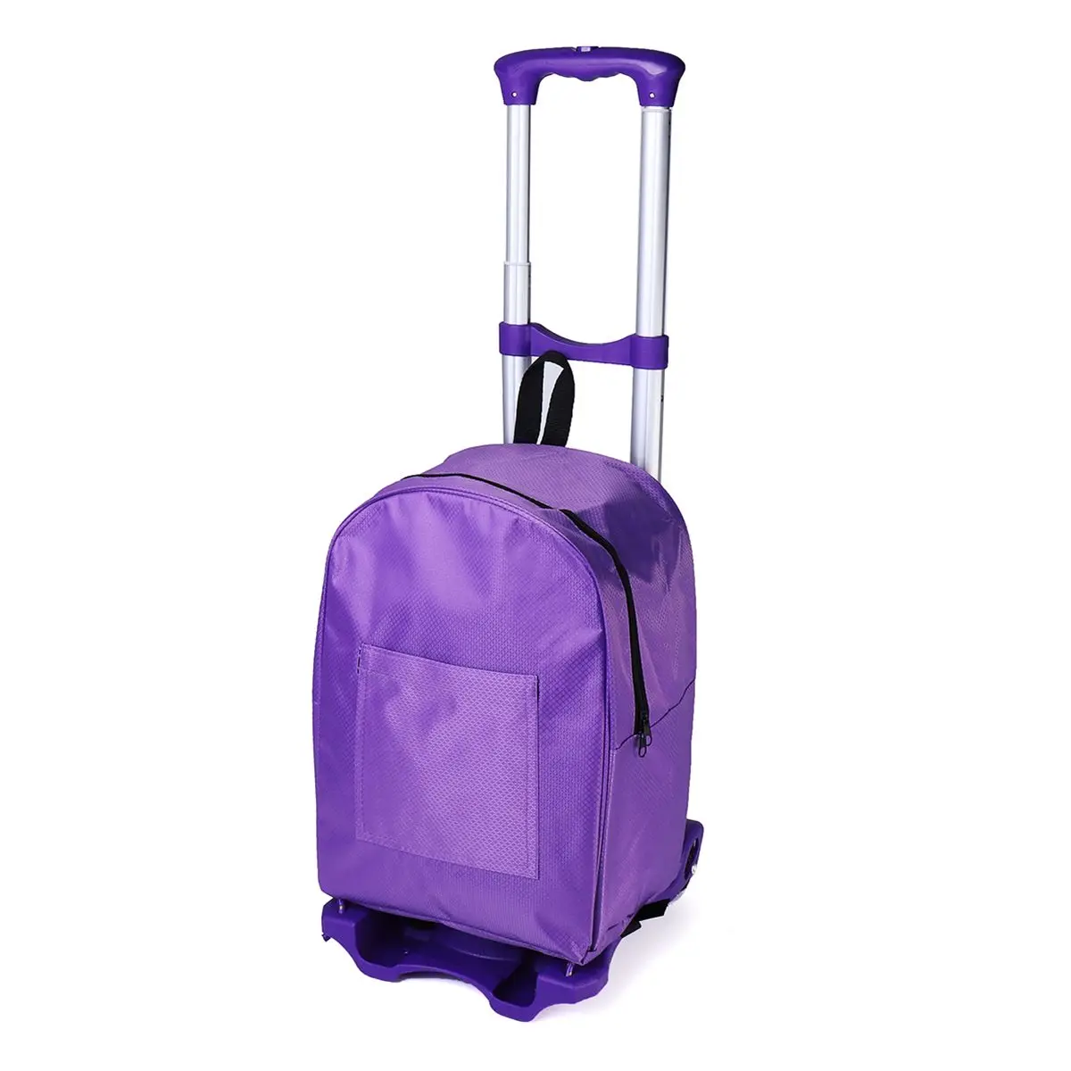 With Bag 40 кг портативный дорожный прицеп из алюминиевого сплава, автомобильная Складная багажная тележка для покупок - Цвет: With Bag