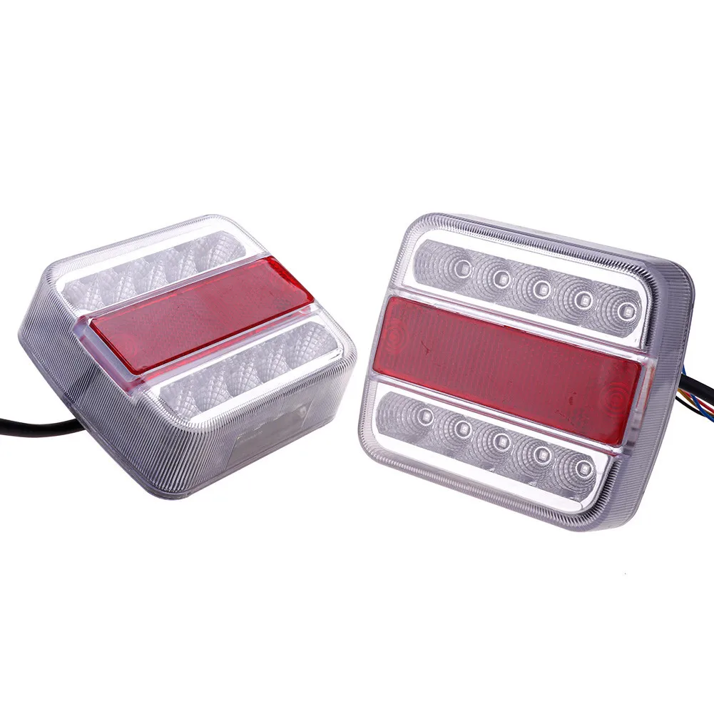 2 шт. светодиодный лодка прицеп задние светильник s Комплект маркер грузовик