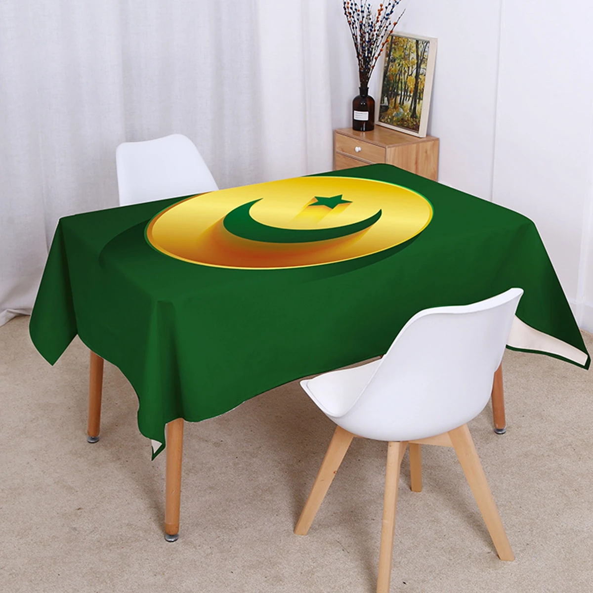 

Accessories Ramadan Decorations Blanket for Home Eid Mubarak Decor Muslim Party Favors Islamic Disposable Party Tableware Cloth