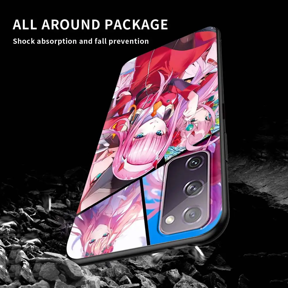 

Darling In The Franxx Zero Two Cover for Samsung Galaxy S20 FE S21 S10 S9 Plus S8 Note 20 Ultra 10 Lite 9 8 Soft Phone Case