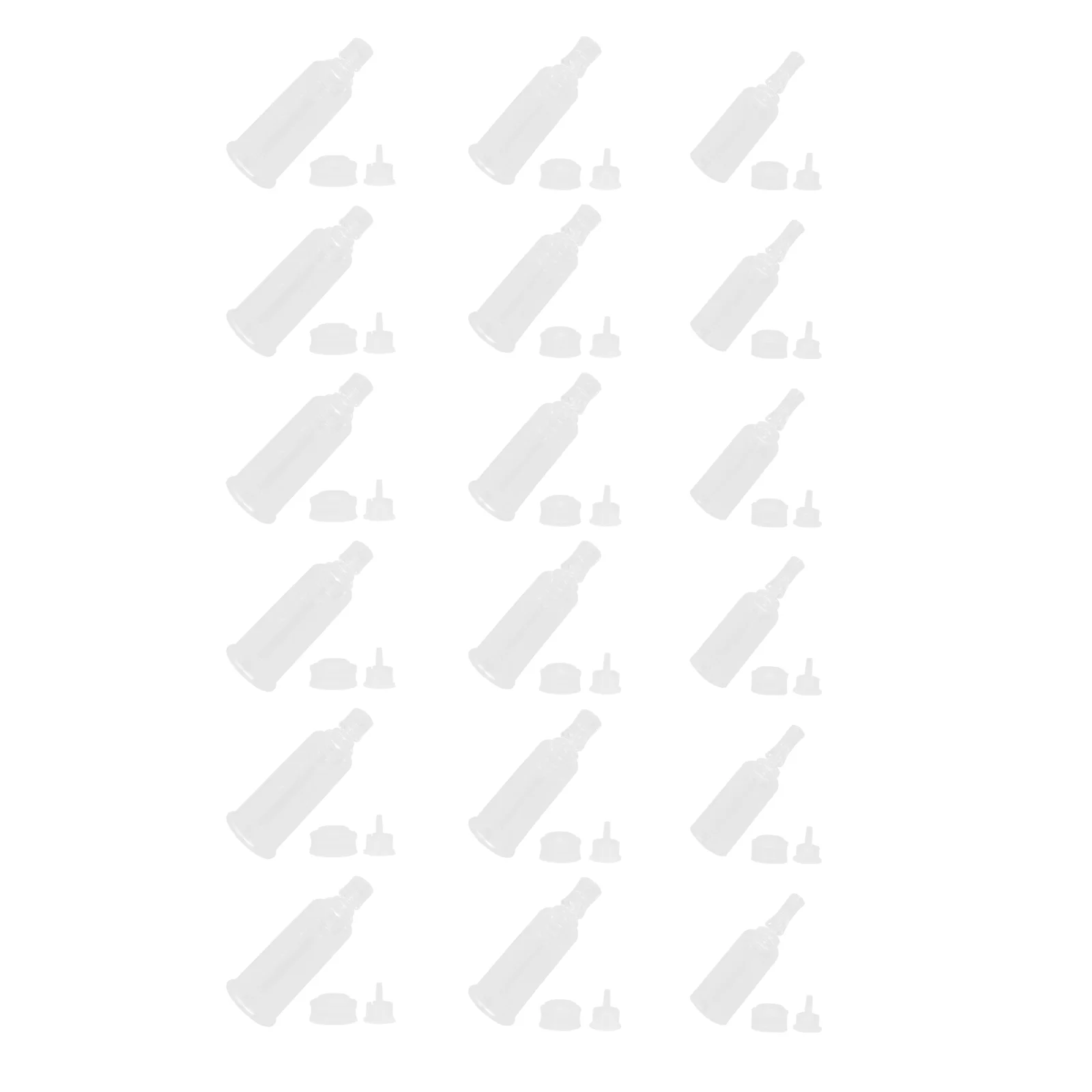 

18 шт. герметичные дорожные бутылки для лосьона, шампуня, бутылки для макияжа (прозрачные)