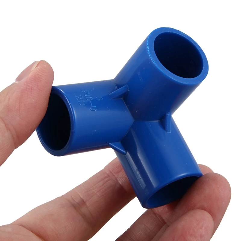 

16pcs Plastic PVC 20mm Hose Tee Connector 3 Way Joint For Garden Irrigation Watering Pipe Adapter Tube Parts Tools