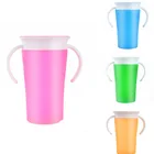 360 градусов, чашка для предотвращения протекания напитков, Детская Студенческая тренировка, милый детский стакан для воды