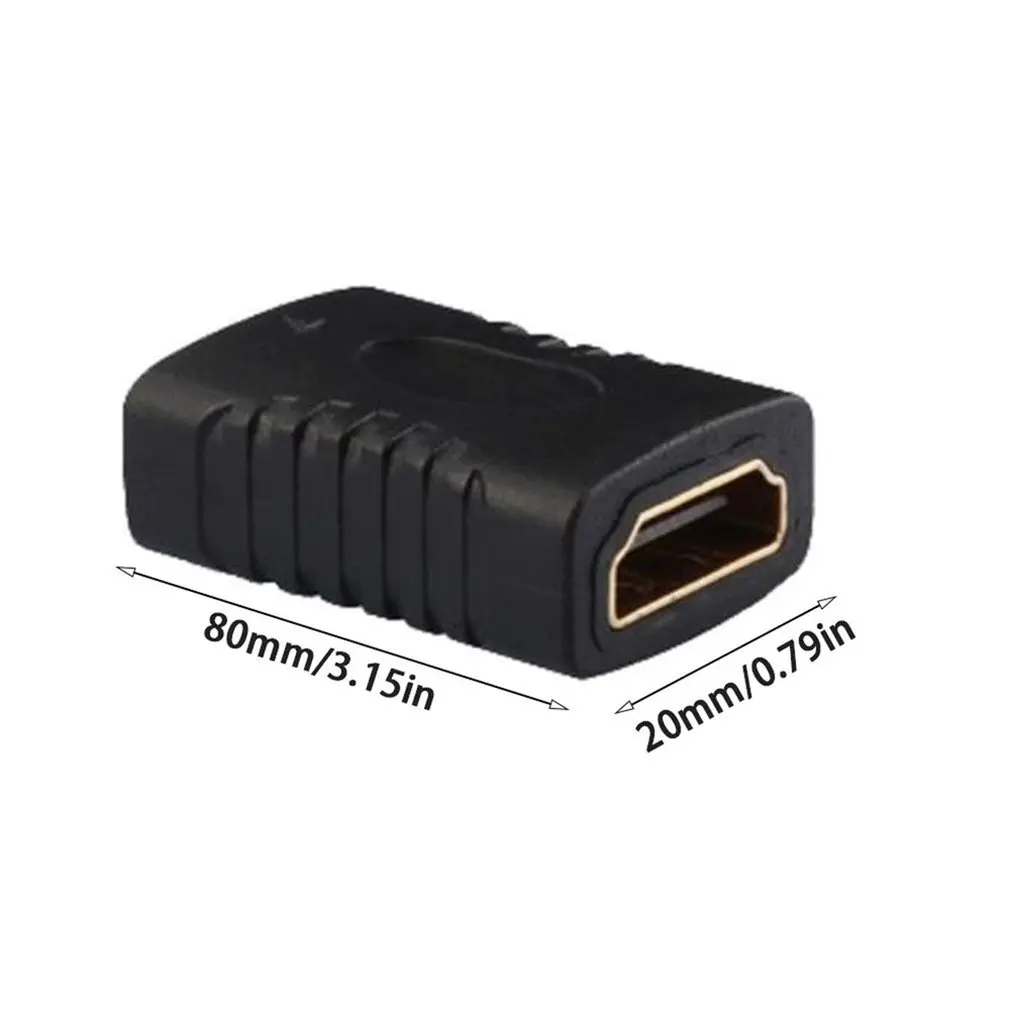 Original Extension Adapter Converter HDMI-compatible To HDMI-compatible Female Connector Extender Cable Cord For HDTV HDCP 1080P images - 6