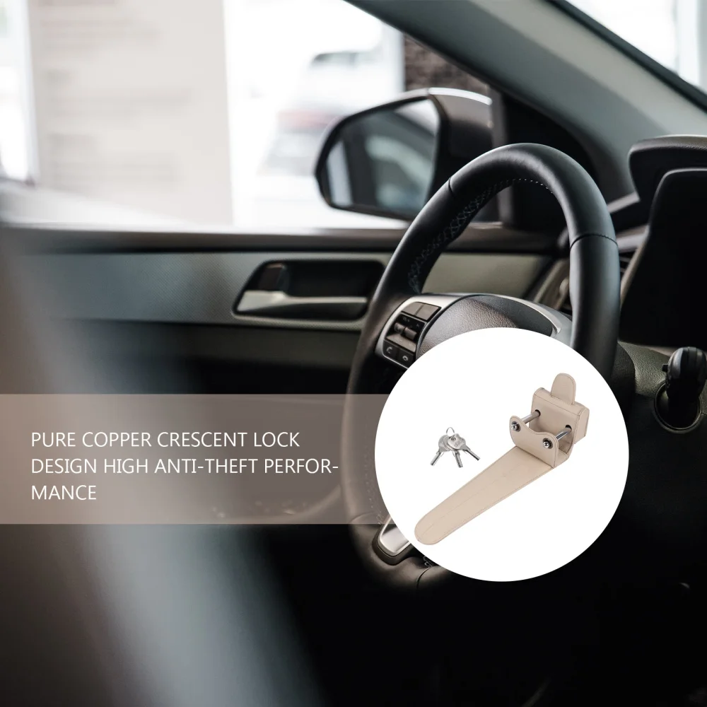 

1pc Anti-Theft Car Steering Wheel Lock SUV Lock Truck Steering Wheel Lock