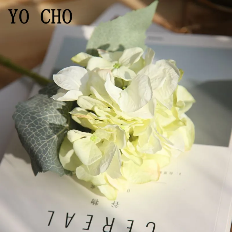 Искусственная ветка гортензии YO CHO свадебное украшение цветы для дома Осеннее