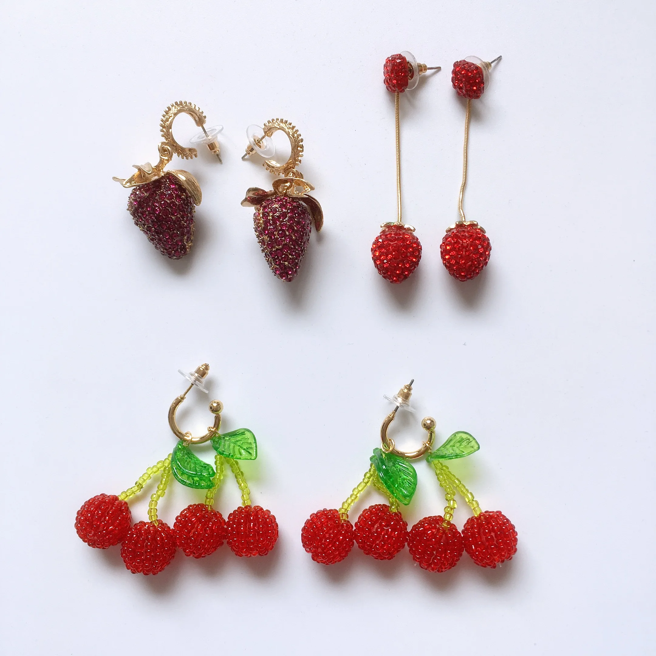 Ztech 2020 новый стиль моды темперамент красный кулон корейский длинный Вишневый