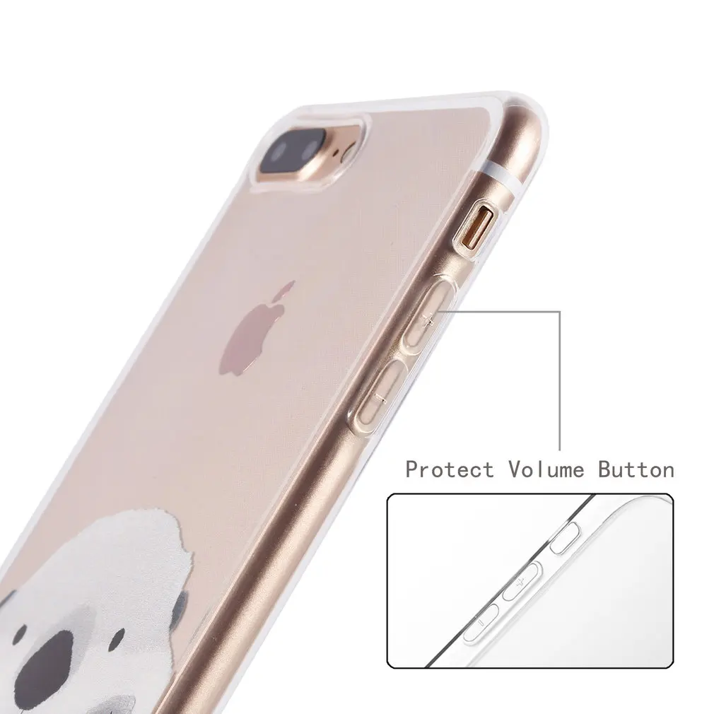 Чехол Arvin для Iphone 6S мягкий прозрачный защитный чехол из ТПУ 7 Plus телефона |