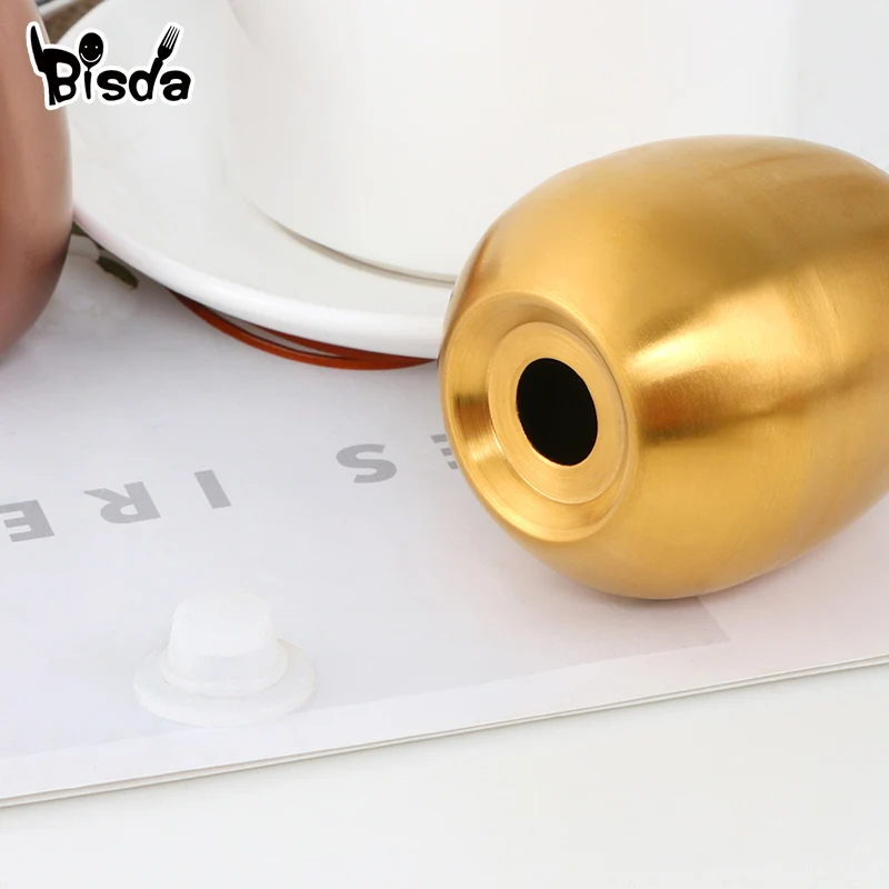 Банки из нержавеющей стали для соли и специй шейкер перца в форме яйца контейнер