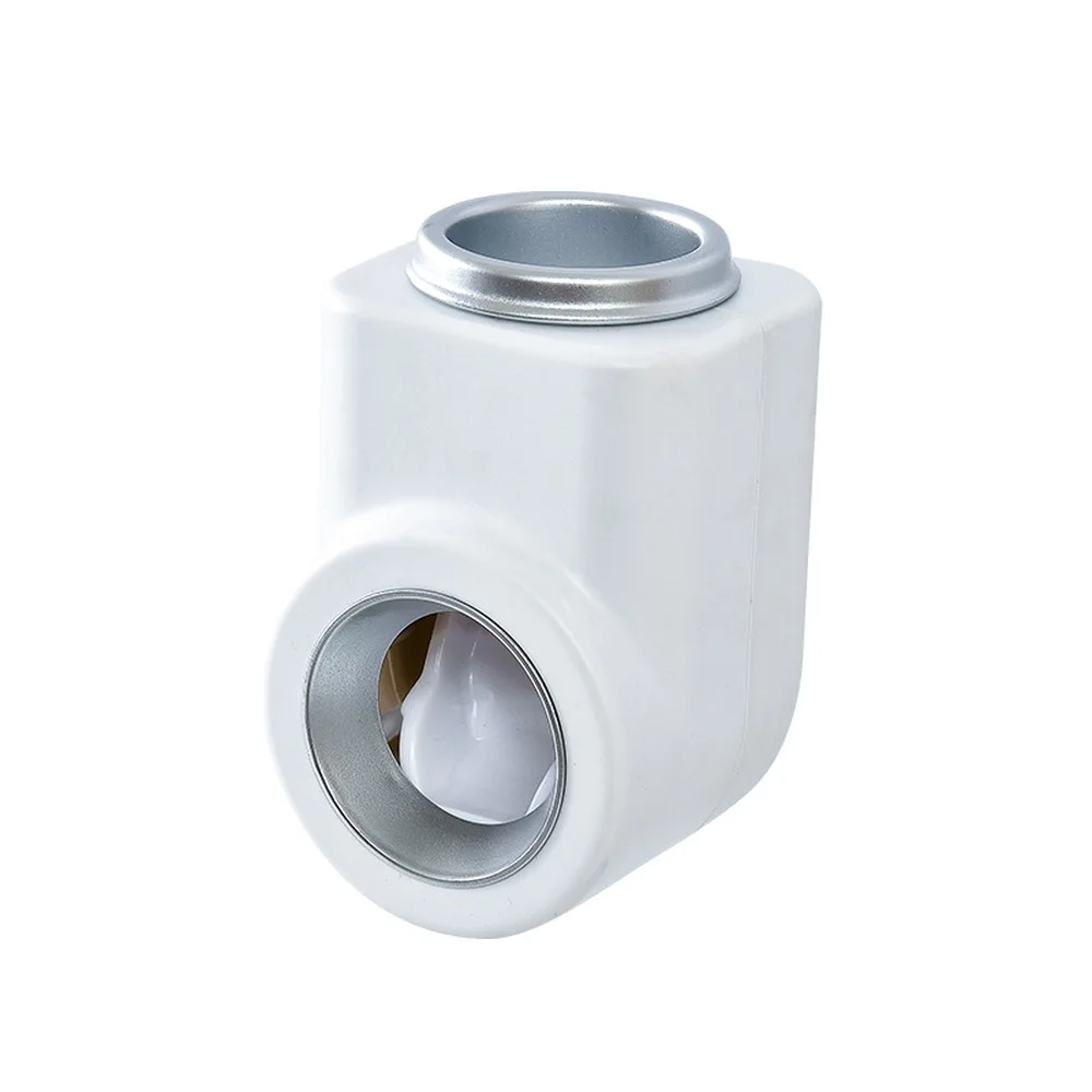 

Home Toothpaste Dispenser Manual Wall-mounted ABS Lazy Banheiro Toothbrush Holder Squeezer Dust-proof Bathroom Accessories