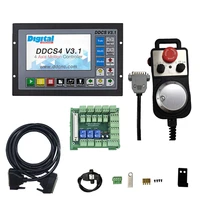 upgrade ddcsv3 13m signal line large wiring board 3 axis 4 axis cnc offline motion controller with emergency stop handwheel mpg