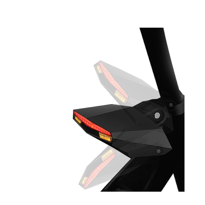 

Wireless Remote USB LED Bike Tail Light Remote Control Turn Signals Bicycle Cycling Projector Safety Warning Lamp