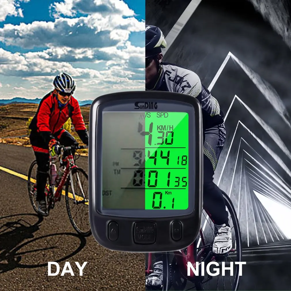 

Cycle Bicycle Bike LCD Computer Odometer Speedometers With Backlight