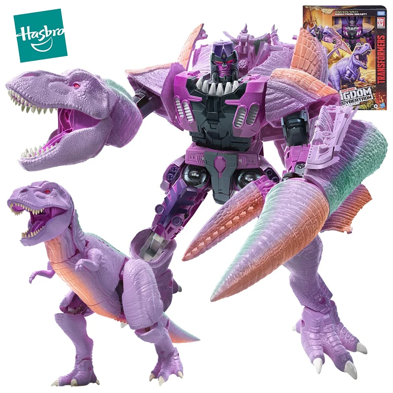 

Hasbro Transformers Toys Anime Action Figure Transformers G1 War for Cybertron Kingdom Leader Megatron(Beast) Toy for Boys Robot