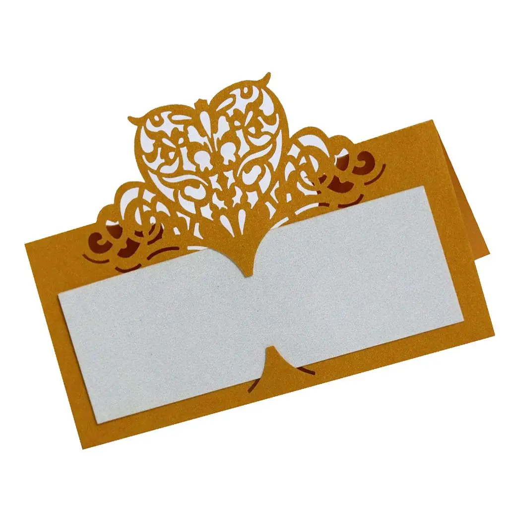 50 шт вырезанные карты для сидения в форме сердца винтажный стол номер имя карта