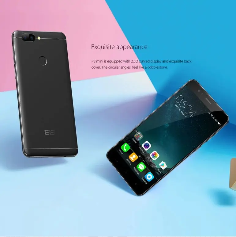 ELEPHONE P8 mini 4G мобильный телефон 4 Гб+ 64 Гб MTK6750T Восьмиядерный Android 7,0 16,0 Мп отпечаток пальца ID 5," 4G мобильный телефон