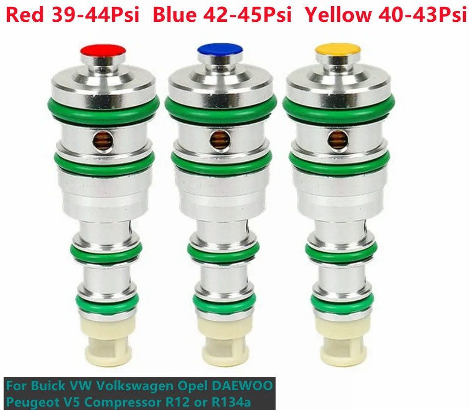 

40/42/44 Psi Electromagnetic Valve Control For Buick Lacetti VW Volkswagen Opel DAEWOO Peugeot V5 Compressor R12 or R134a