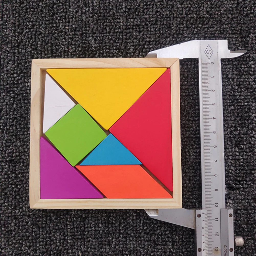 

DIY Children Educational Toy Puzzle Game Wooden Jigsaw Assembly Tangram for Kids Boys Girls Gifts Education Toys