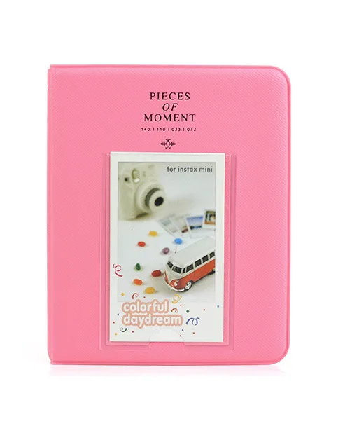 color 2 64 кармана 3 дюйма мини-пленка фотоальбом книга для Fujifilm Instax Mini 9 8 7s 70 25 90 мгновенная камера пленка кредитный держатель для карт - Цвет: color 2