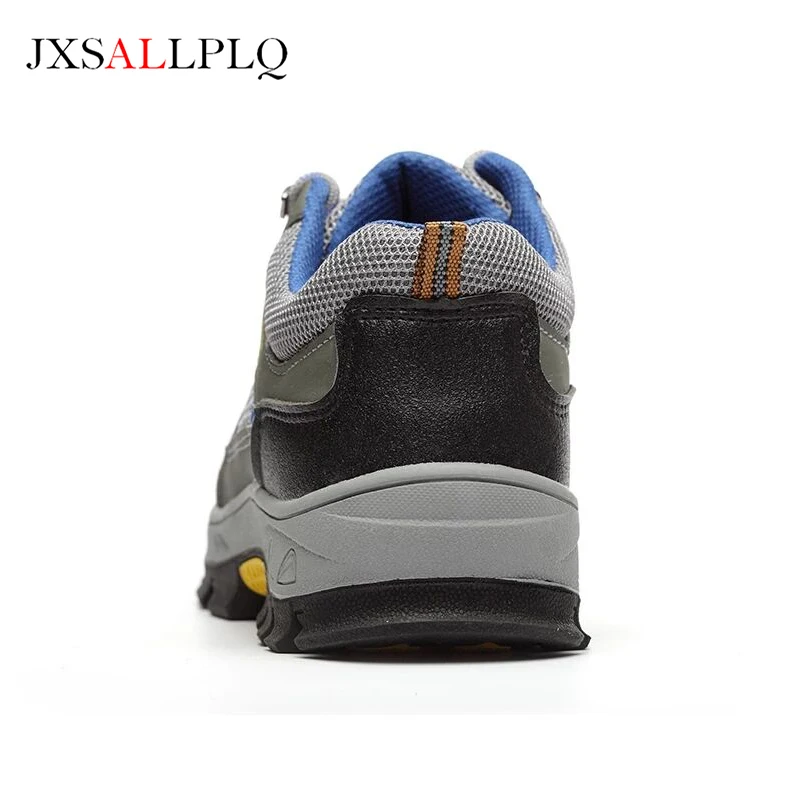 

2020 Summer Breathable Deodorant Men's Safety Shoes Anti-smashing Anti-stab Shoes Light Tendon Bottom Wear-resistant Work Shoes