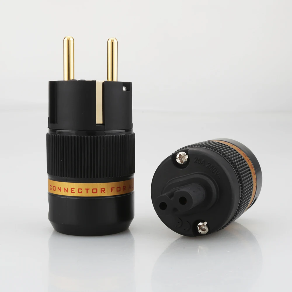 Штекерный соединитель электропитания с позолоченным аудио покрытием VF508G +