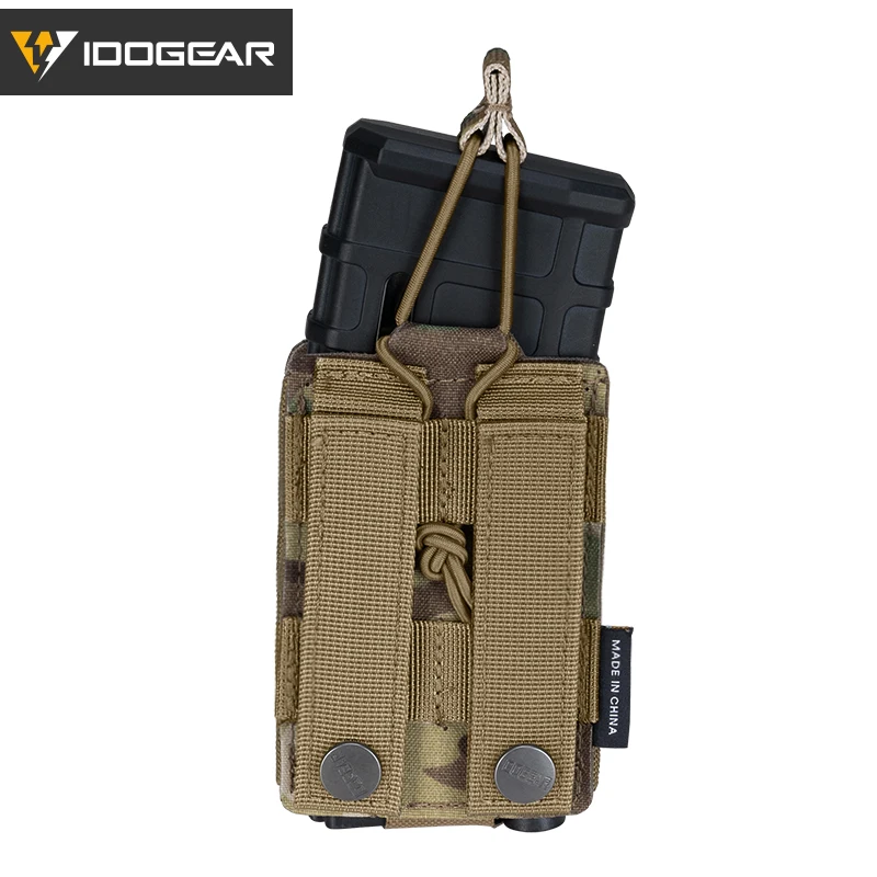 IDOGEAR тактическая LSR 9 мм 556 Магнитная сумка двойная переноска одиночная Сумка MOLLE