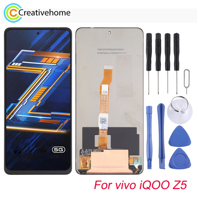 

Оригинальный ЖК-экран IPS и дигитайзер в сборе для vivo iQOO Z5