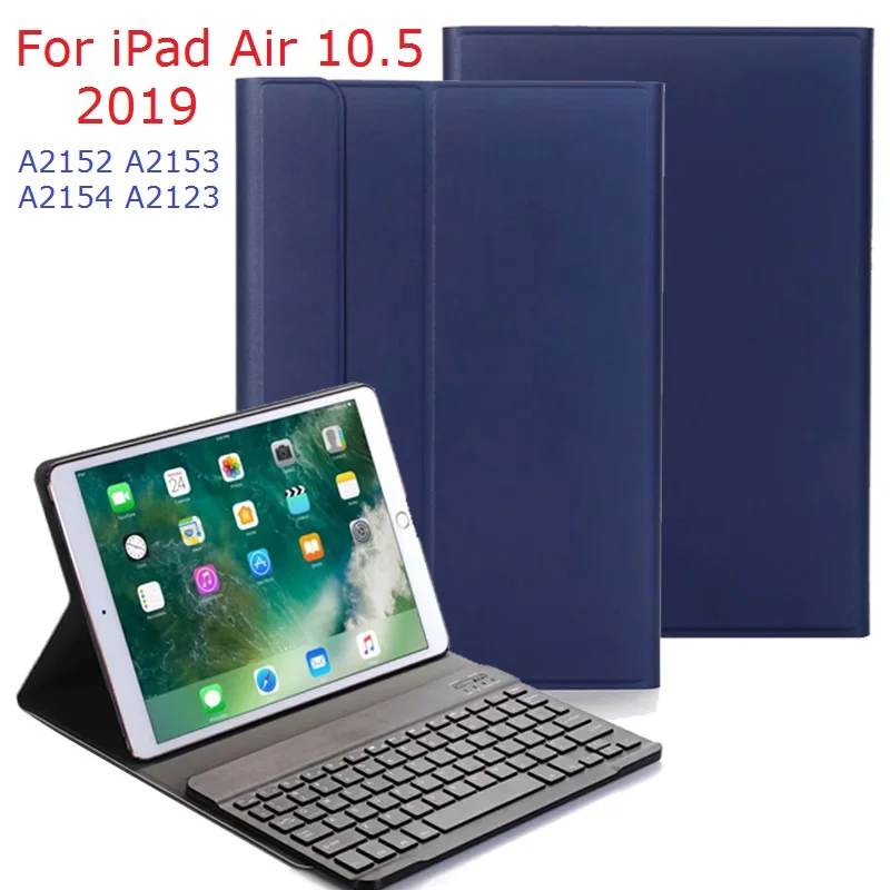 

Съемная клавиатура для Apple iPad Air 3 10,5 2019 Pro 10,5 2017 чехол с русской и испанской раскладкой из ПУ кожи для iPad Air3 10,5 чехол