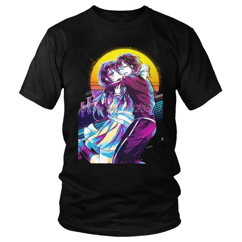 

Футболка Noragami, Мужская хлопковая футболка с коротким рукавом, футболка Yato Nico Mafumafu Iki Hiyori Yukine God манга, топы, модная футболка в подарок