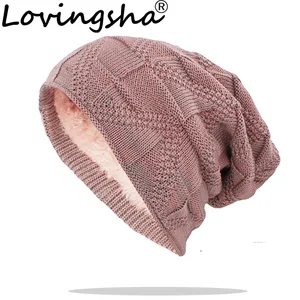 Шапка LOVINGSHA шерстяная, мужская, зимняя, теплая, унисекс, HT138