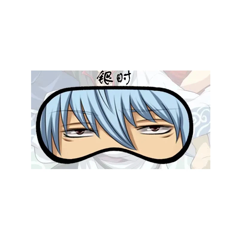 Игрушечные фигурки для сна из аниме гинтама маска на глаза косплея мультяшная