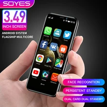 Mini SmartPhone Soyes S10-H 3GB 64GB Android 9.0 4G LTE Student Cellphone Face Recognition Google Business Backup Small Phones