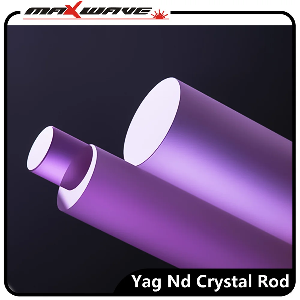 Экономичный 6x120 мм Nd Yag crystal rod 1064 нм лазерный стержень для лазерного сварочного