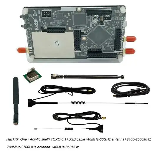 TCXO USB antenna 4 HackRF один 1 МГц до 6 ГГц программно-радио на платформе макетная плата SDR демонстрационная плата приемник для док-станции Ham Радио C5-002 - Цвет: TCXO USB antenna 4