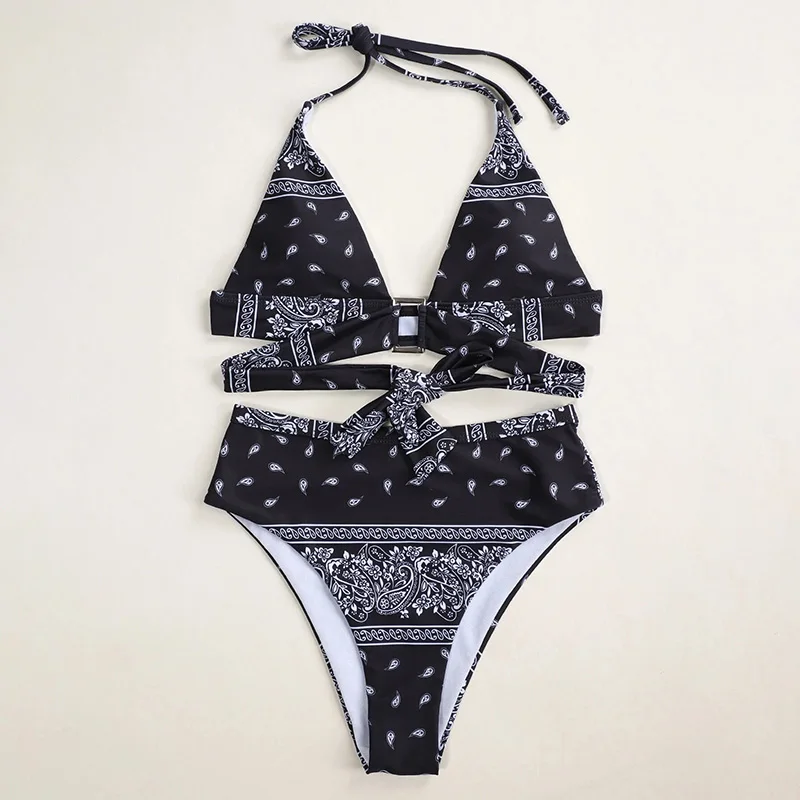 В-Д х Ш В ретро-стиле с трусиками бикини завышенной талией и 2020 пикантная обувь в