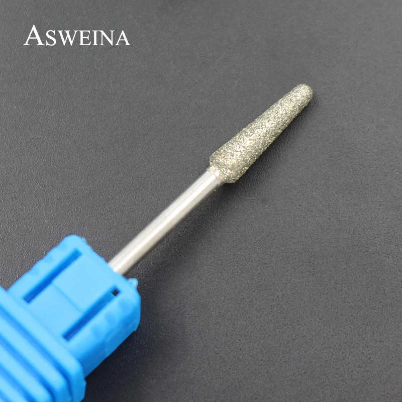 ASWEINA/1 шт. алмазные шлифовальные заусенцы для ногтей, кутикулы, сверло для удаления омертвевшей кожи, аппарат для маникюра, инструмент для ногтей