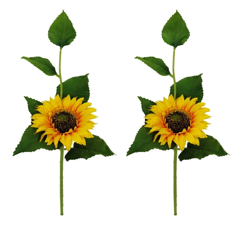 

Artificial Flower Single Sunflower Flower Arrangement Nordic Style Wedding Home Hotel Restaurant Office Decoration Fake Plant