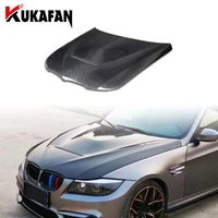for bmw 3 series e90 e92 sedan 2008 2009 2010 2011 gts style real carbon fiber front hoods engine bonnet cover vent car styling