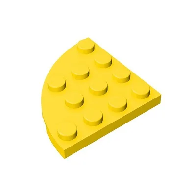 Мелкие частицы сцена строительный блок moc-30565 4x4 Клин пластина филе Базовая версия