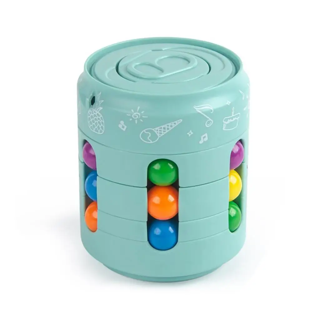 

Puzzle Box Toy Creative Decompression Gyro Toy Magic Cube Funny Hand Game Fingertip Puzzle Bean Toy for Kids Adults