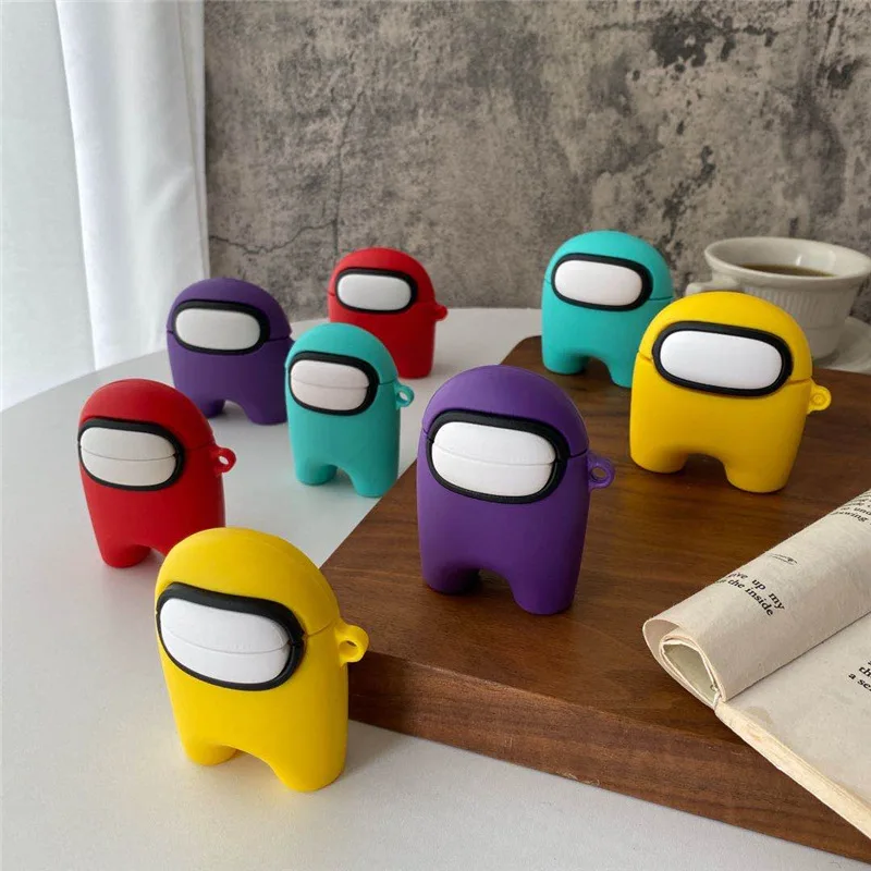 Один из нас чехол для Airpod 4 цвета силиконовый матовый черный Apple Air Pods 1 2 Аксессуары