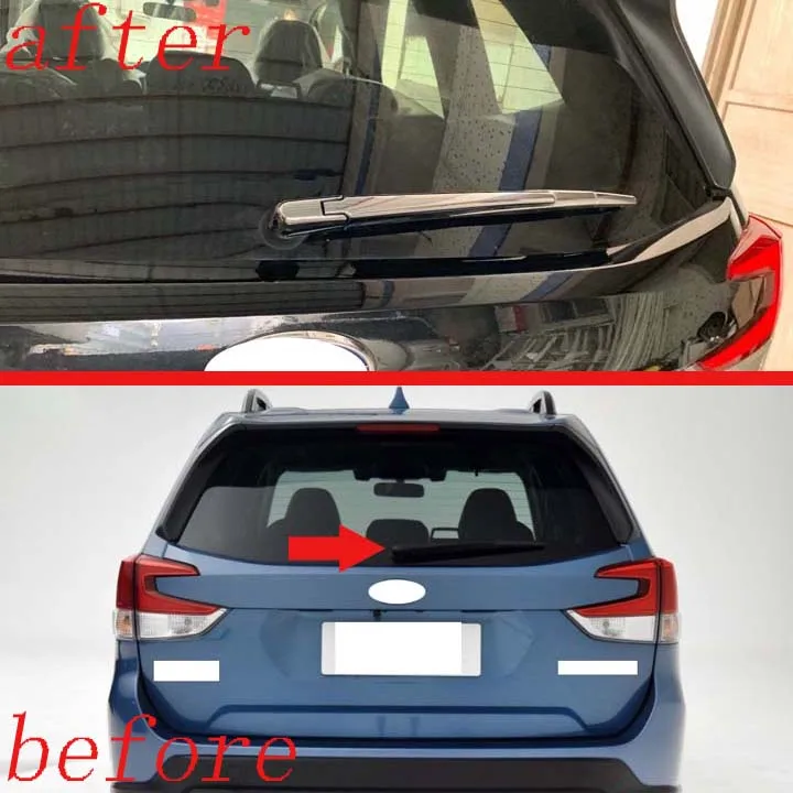 

Декоративные аксессуары для Subaru Forester SK 2018 2019, хромированный задний стеклоочиститель из АБС-пластика с матовой отделкой