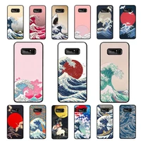maiyaca wave art japanes phone case for samsung note 5 7 8 9 10 20 pro plus lite ultra a21 12 02