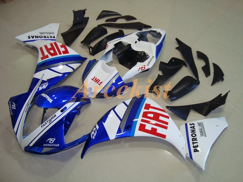

Новый комплект обтекателей для мотоцикла ABS, подходит для YAMAHA YZF-R1 09 10 11 R1 2009 2010 2011, кузов красного и синего цвета на заказ FIAT