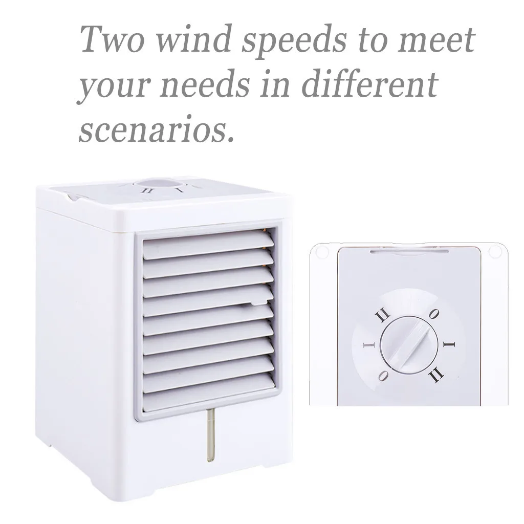

Usb Home Desktop Usb Machine Controlled Air Conditioner Fan Mini Cooler Portable For Home Car Office