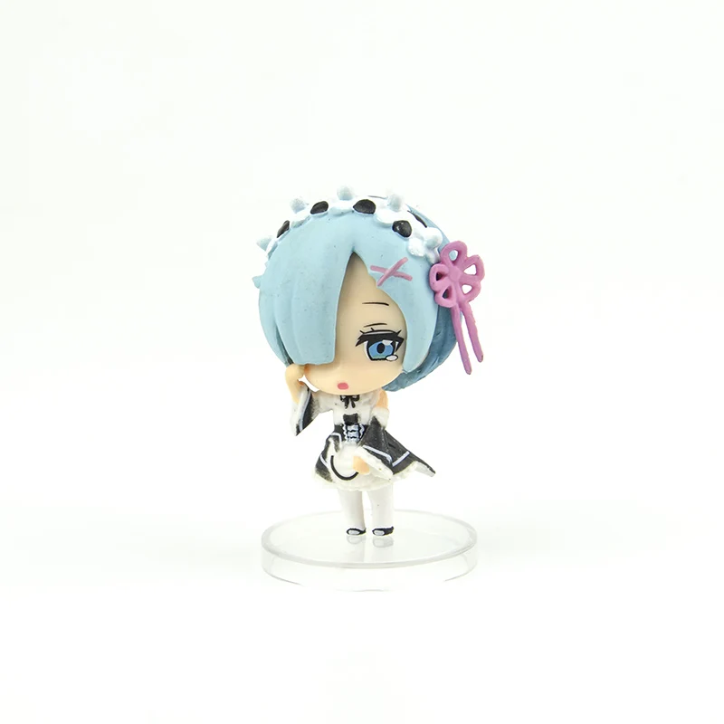 

Japan capsule toys anime cute kawaii Maid wear bikini Princess dress Rem blind box gashapon figures desktop ornament Kids Toy