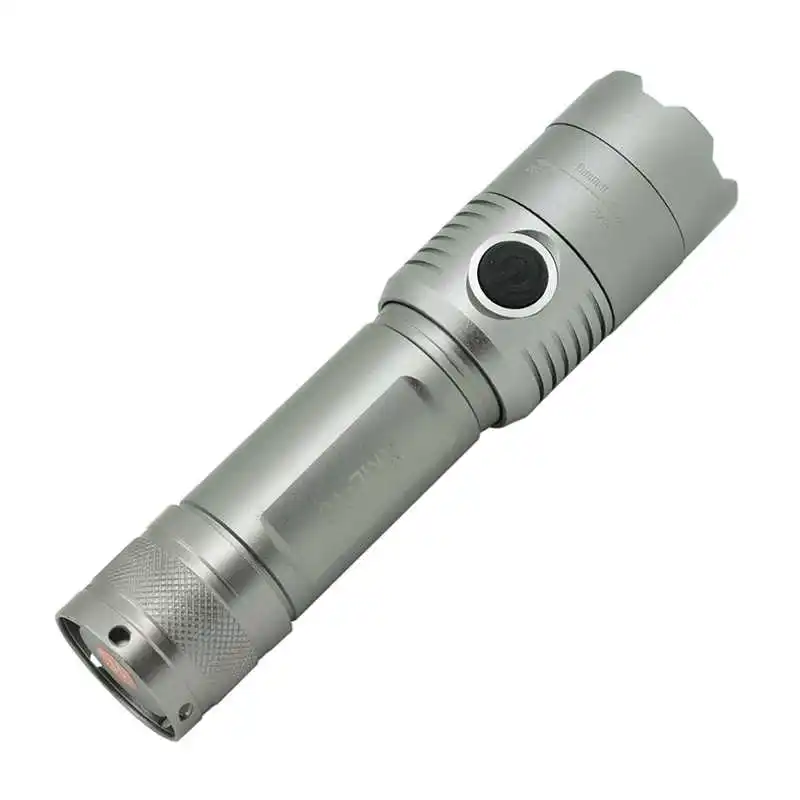 Масштабируемый светодиодный фонарик 2000 лм T6 водонепроницаемый с брелоком