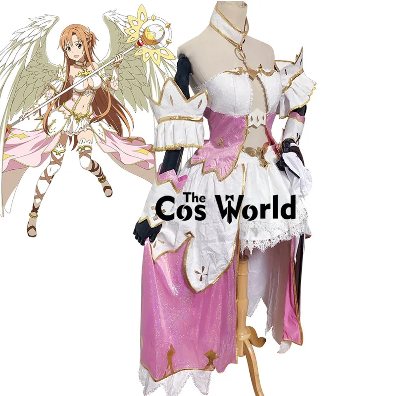 SAO обувь для вечеринки в Стиле косплей Sword Art Online Исцеление Ангел Юки Асуна из