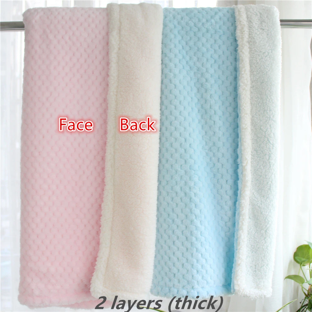 3D пушистое супер мягкое детское одеяло розового и голубого цвета уютное весеннее