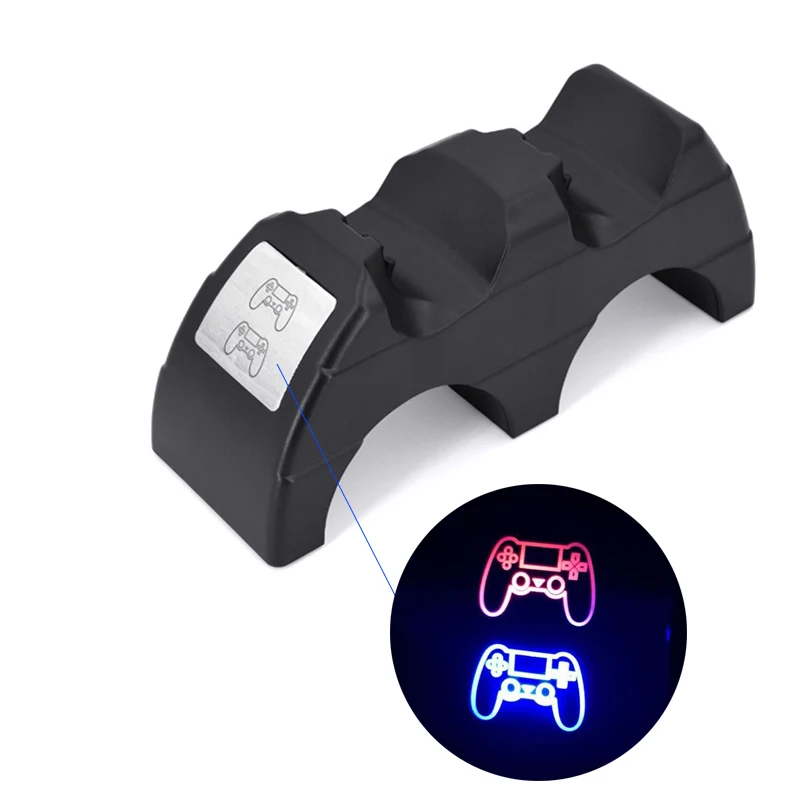 Для PS4 Pro тонкий двойной контроллер зарядное устройство Быстрая зарядка док